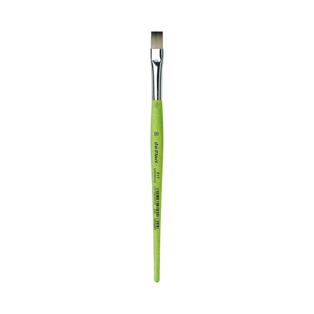 Flat, synthetic bristles, Hobby, series 374 brush - Da Vinci - 10