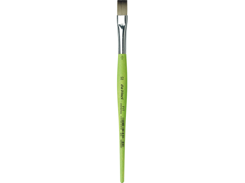 Flat, synthetic bristles, Hobby, series 374 brush - Da Vinci - 12