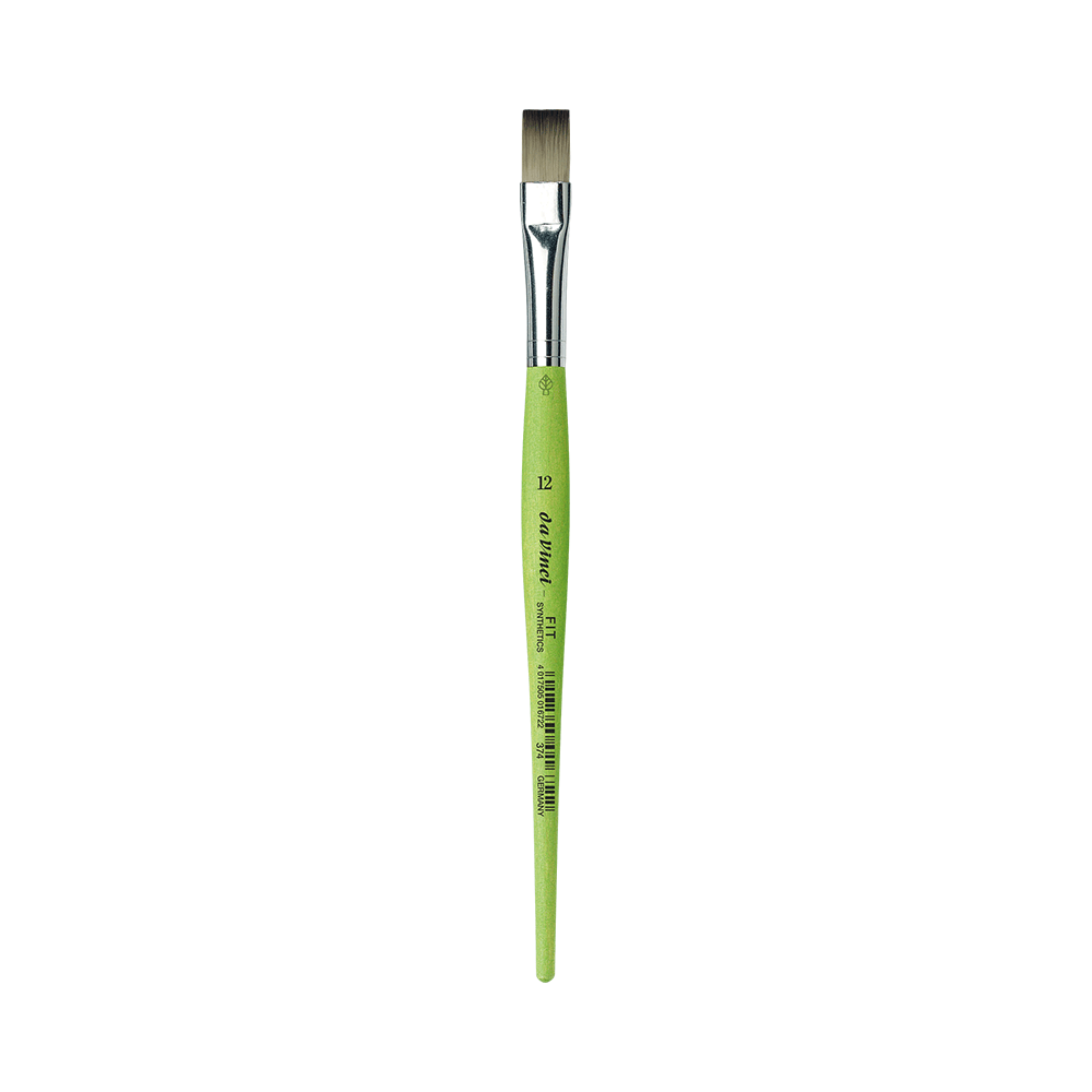 Flat, synthetic bristles, Hobby, series 374 brush - Da Vinci - 12
