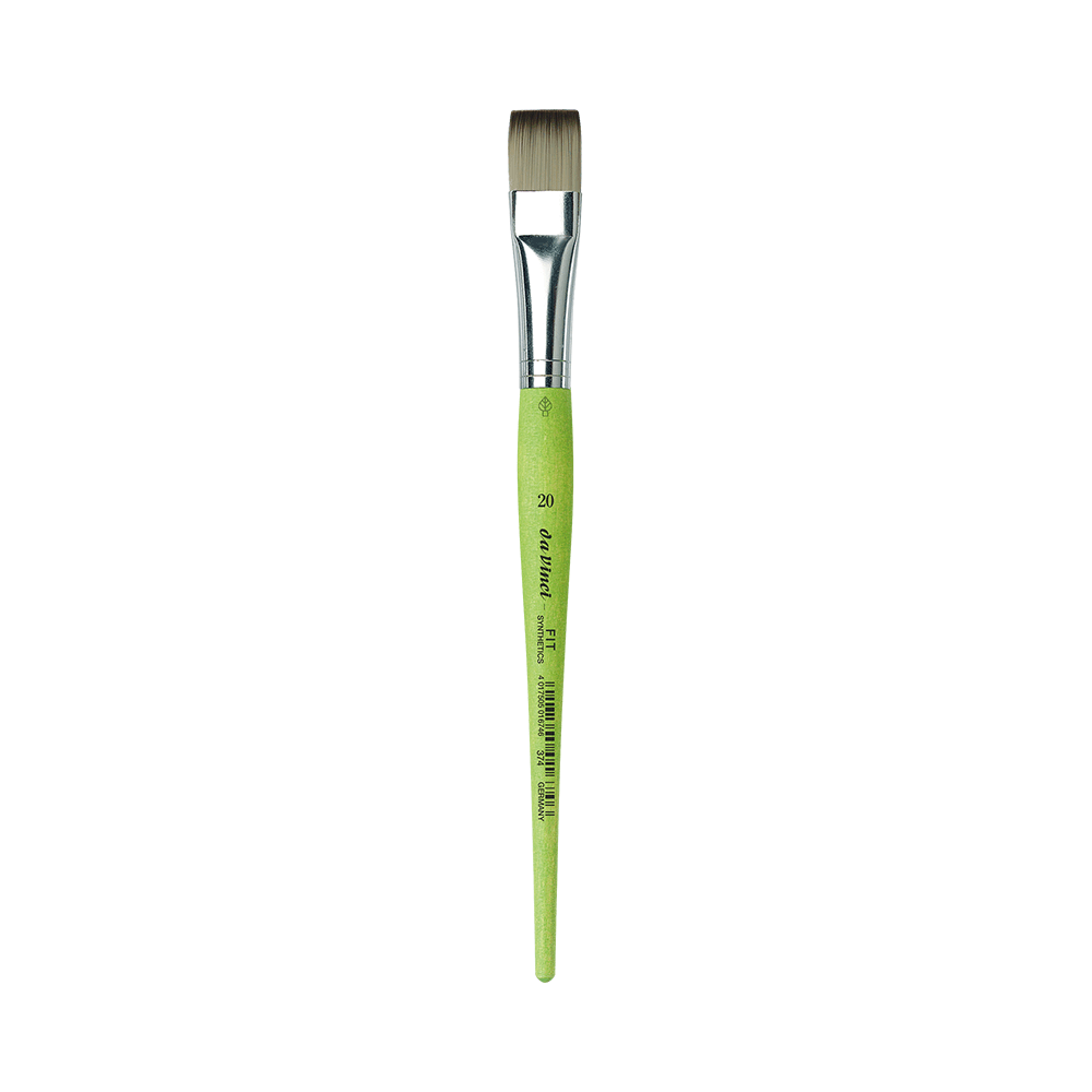 Flat, synthetic bristles, Hobby, series 374 brush - Da Vinci - 20