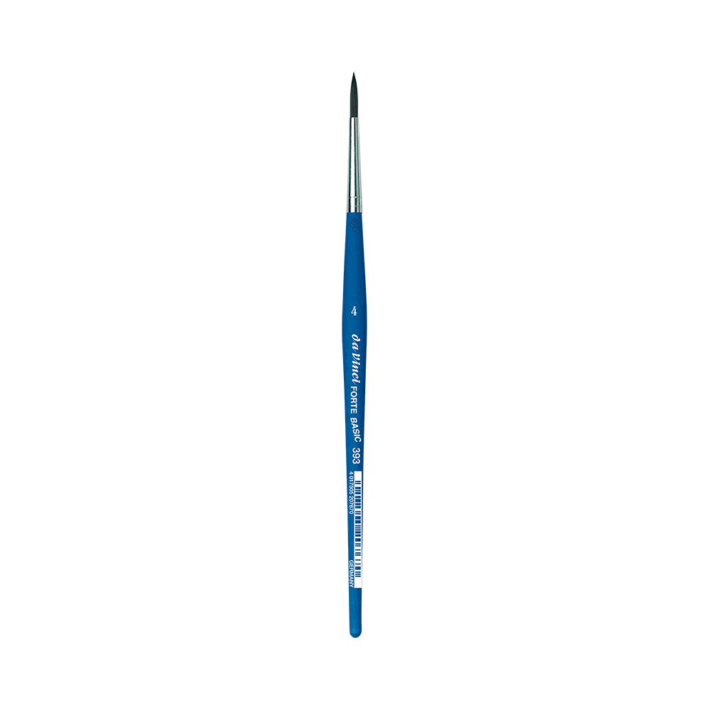 Round, synthetic bristles, Forte Basic, series 393 brush - Da Vinci - 4