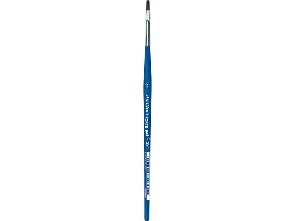 Flat, synthetic bristles, Forte Basic, series 394 brush - Da Vinci - 2