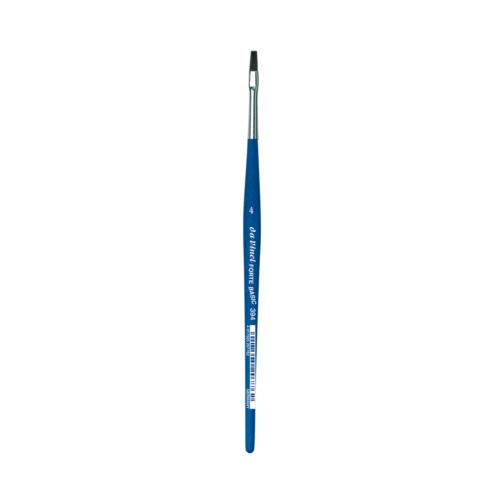 Flat, synthetic bristles, Forte Basic, series 394 brush - Da Vinci - 4