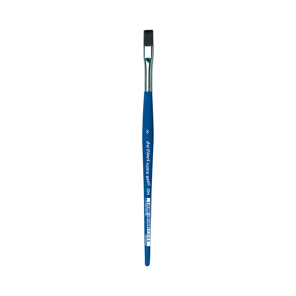 Flat, synthetic bristles, Forte Basic, series 394 brush - Da Vinci - 8