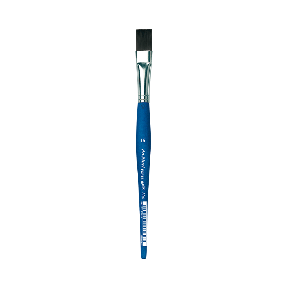 Flat, synthetic bristles, Forte Basic, series 394 brush - Da Vinci - 16