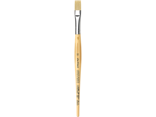 Flat, synthetic bristles, Bristle Junior, series 329 brush - Da Vinci - 12