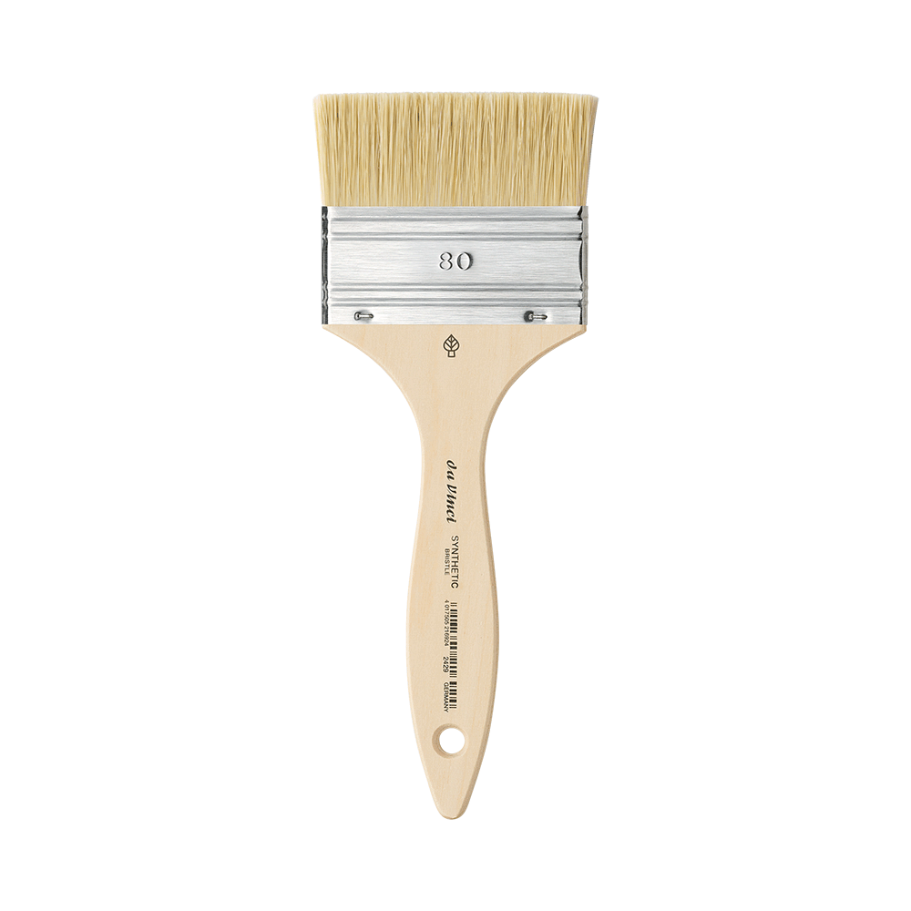 Flat, synthetic bristles, Mottler, series 2429 brush - Da Vinci - 80