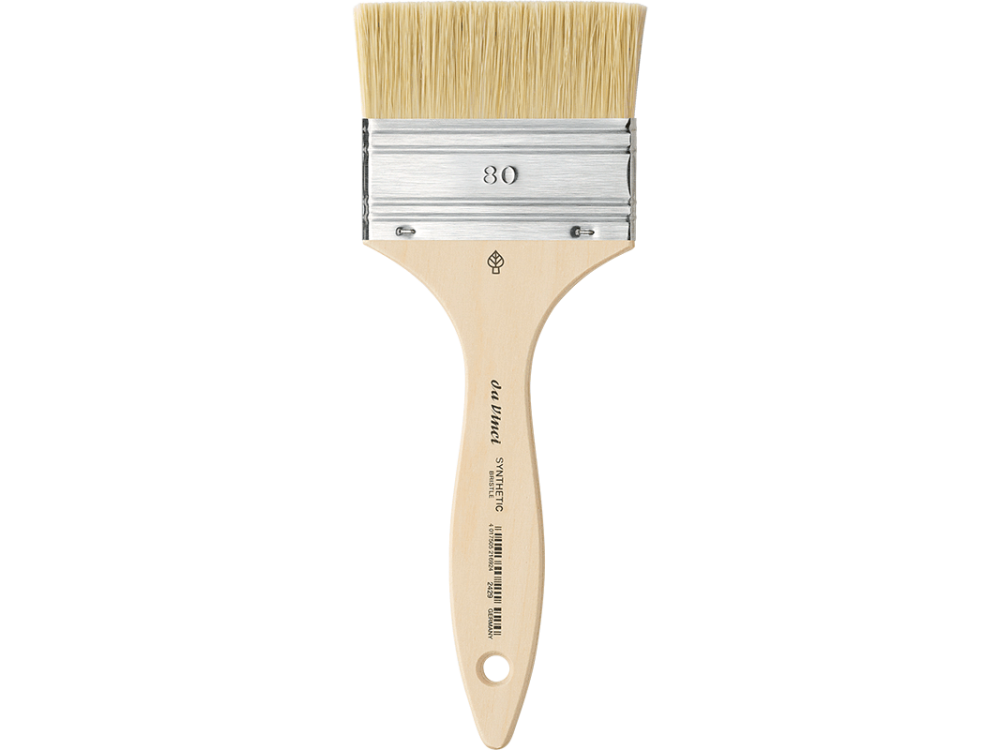 Flat, synthetic bristles, Mottler, series 2429 brush - Da Vinci - 80