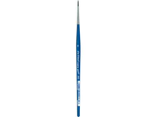 Round, synthetic bristles, Forte Basic, series 393 brush - Da Vinci - 0