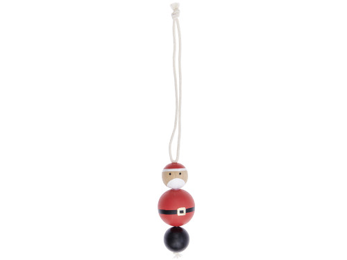 Wooden pendant, Santa Claus - Rico Design - 3 x 6,5 cm