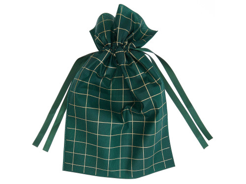 Worek na prezenty I Love Christmas - Rico Design - zielony, 30 x 45 cm