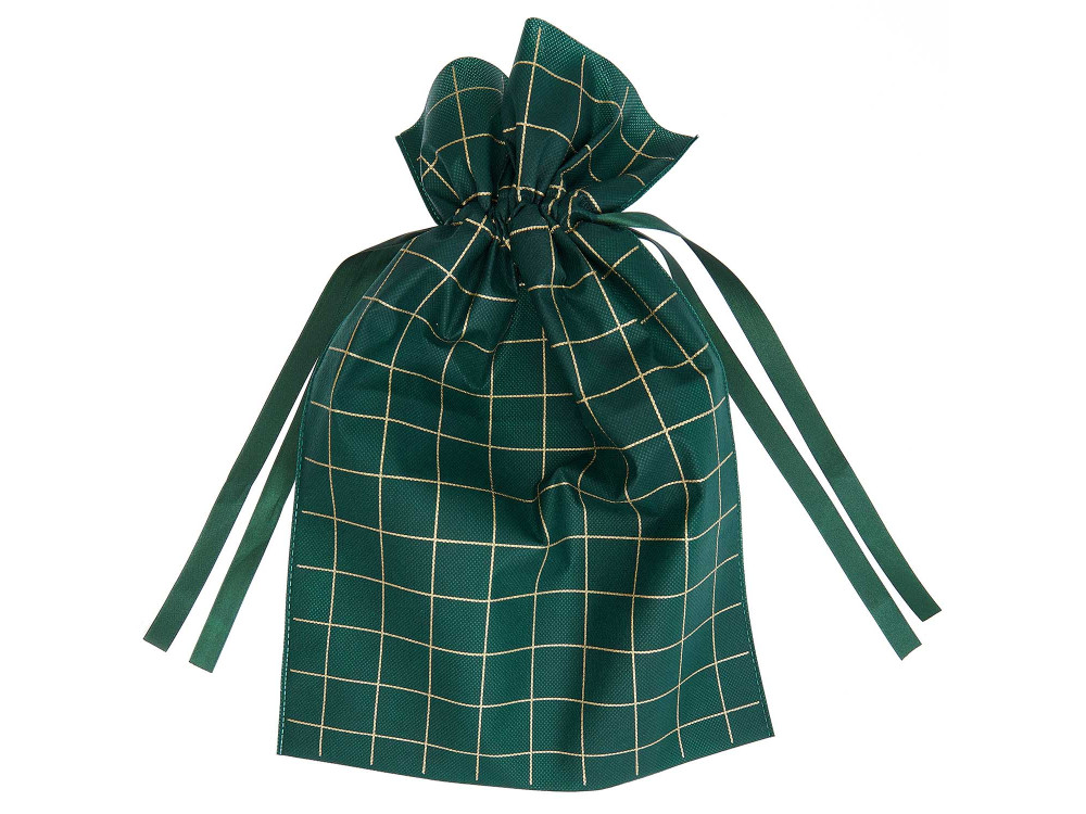 Gift Bag I Love Christmas - Rico Design - green, 30 x 45 cm