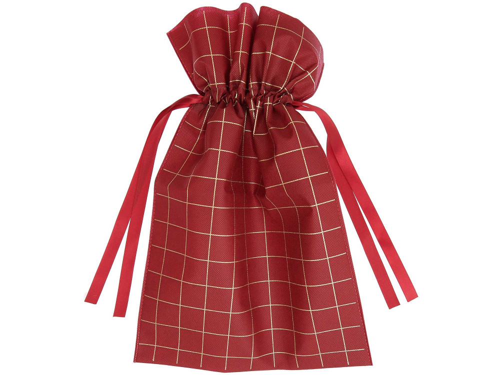Gift Bag I Love Christmas - Rico Design - bordeaux, 30 x 45 cm