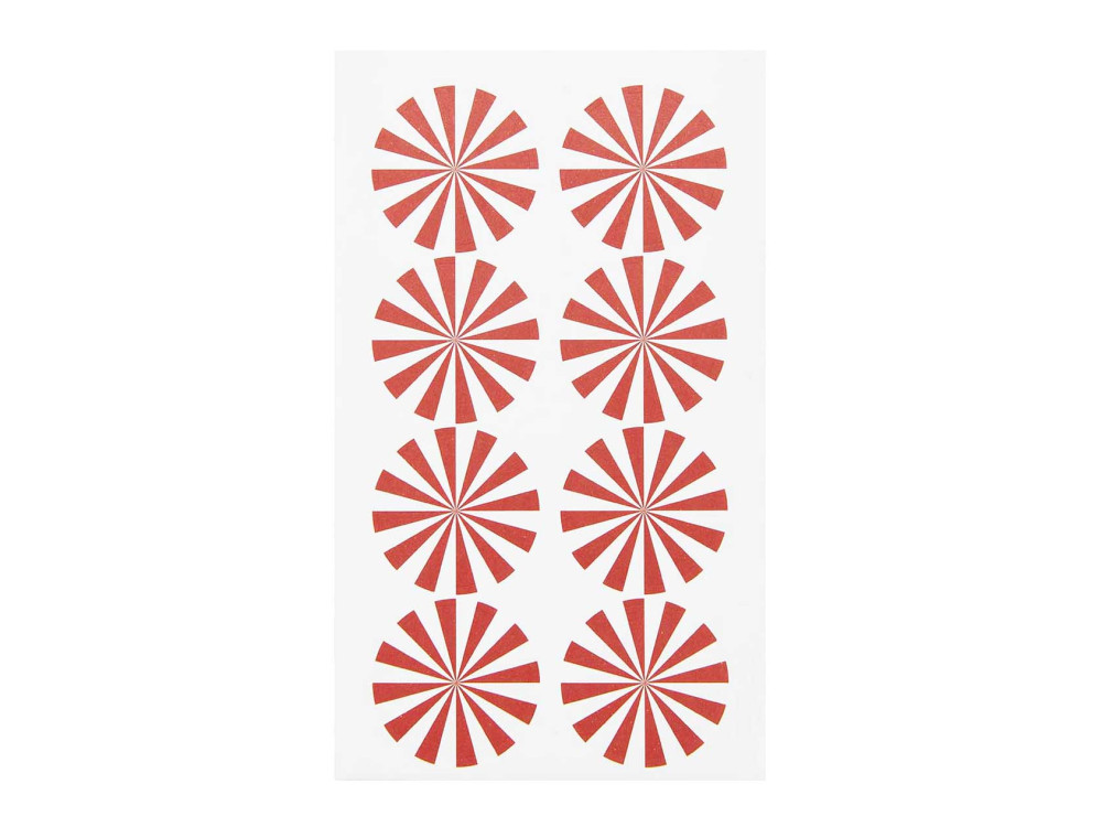 Naklejki papierowe, I Love Christmas - Paper Poetry - Koła, 32 szt.