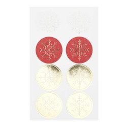 Christmas stickers, I Love Christmas - Paper Poetry - Snowflakes, 32 pcs.