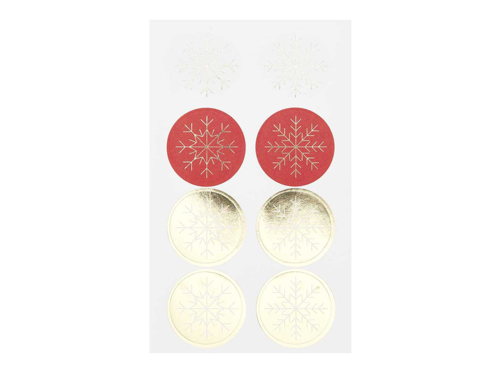 Christmas stickers, I Love Christmas - Paper Poetry - Snowflakes, 32 pcs.