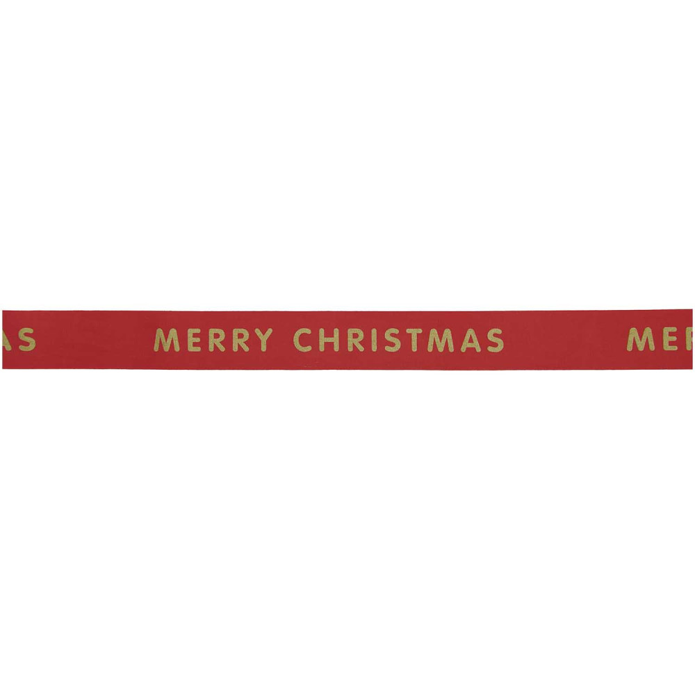 Taffeta ribbon, Merry Christmas - Paper Poetry - Red, 38 mm x 3 m
