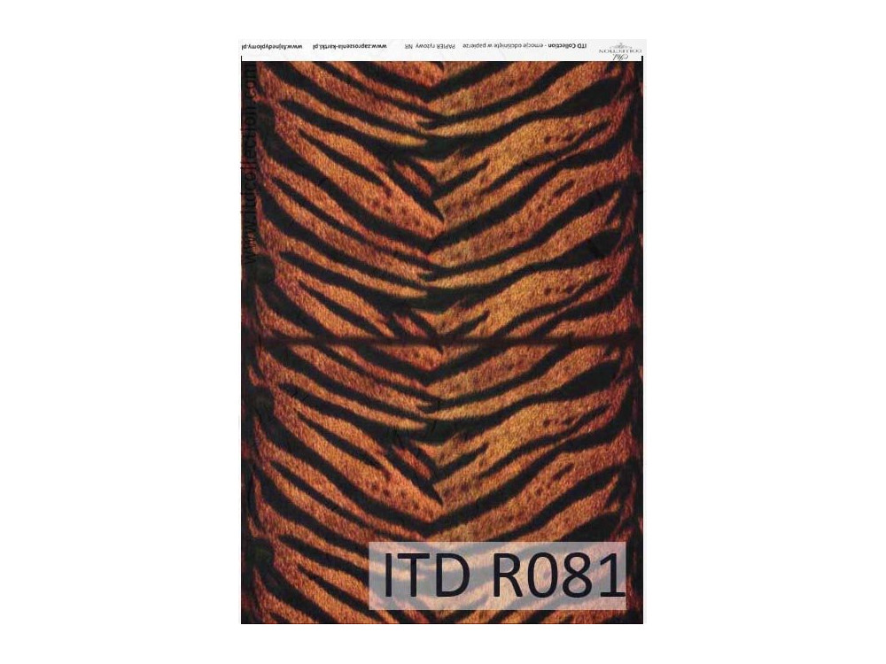 Decoupage paper A4 - ITD Collection - rice, R081