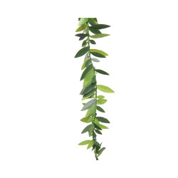 Girlanda z zielonych liści - 1,5 cm x 5 m