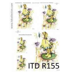 Papier do decoupage A4 - ITD Collection - ryżowy, R155