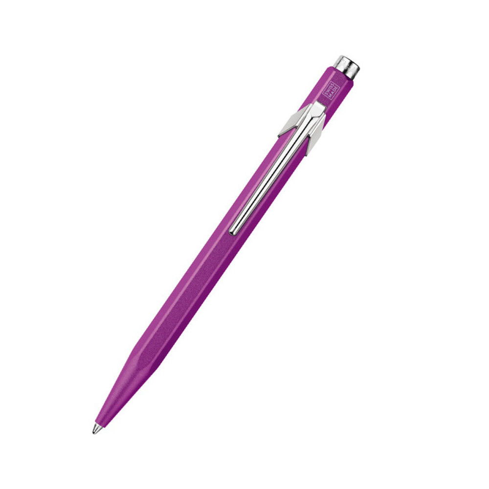 849 Colormat-X ballpoint pen with case - Caran d'Ache - Violet