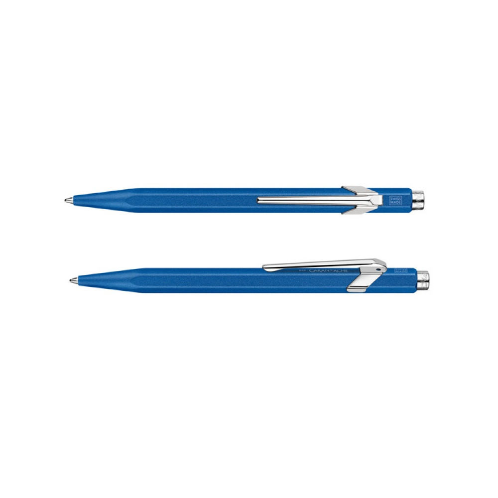 Długopis 849 Colormat-X z etui - Caran d'Ache - Blue
