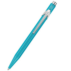 849 Colormat-X ballpoint pen with case - Caran d'Ache - Turquoise