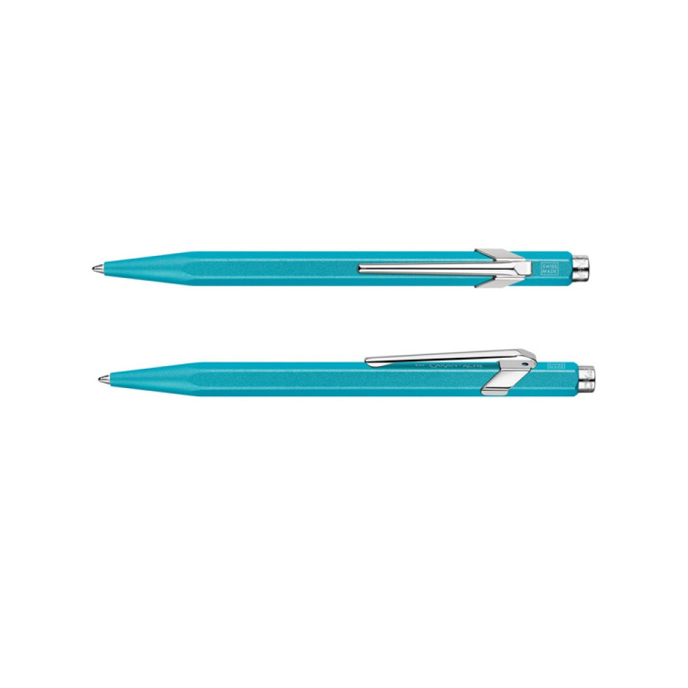 Długopis 849 Colormat-X z etui - Caran d'Ache - Turquoise
