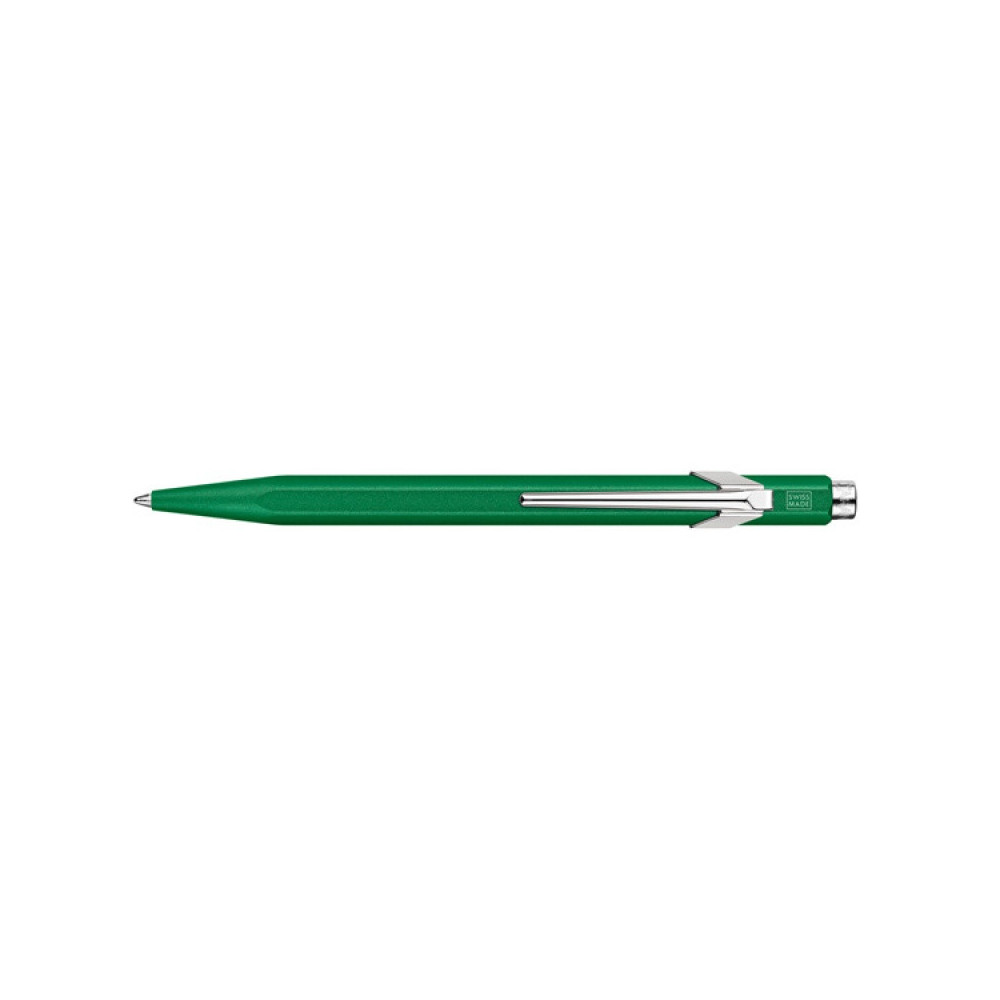 849 Colormat-X ballpoint pen with case - Caran d'Ache - Green