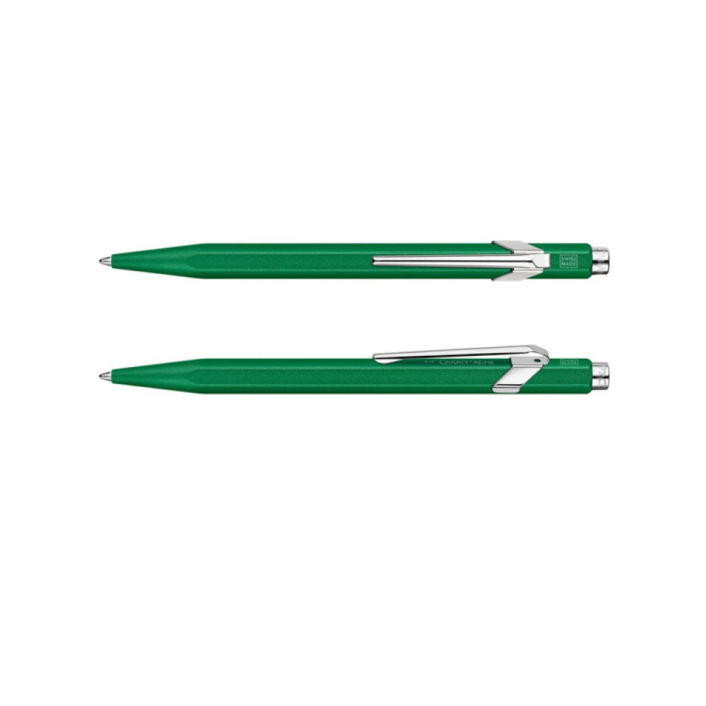 Długopis 849 Colormat-X z etui - Caran d'Ache - Green