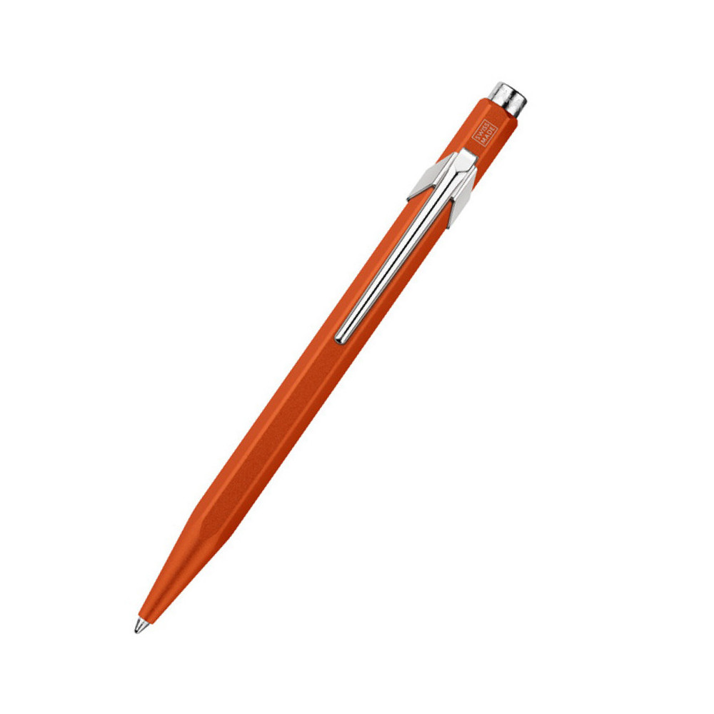 849 Colormat-X ballpoint pen with case - Caran d'Ache - Orange
