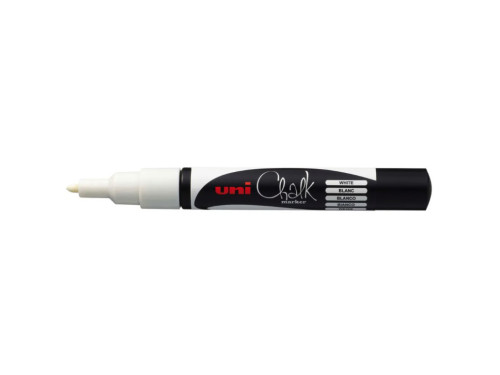 Chalk marker PWE-3MS - UNI - White, 0,9 - 1,3 mm