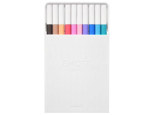 Set of Emott fineliners No. 2 - Uni - 0,4 mm, 10 pcs.