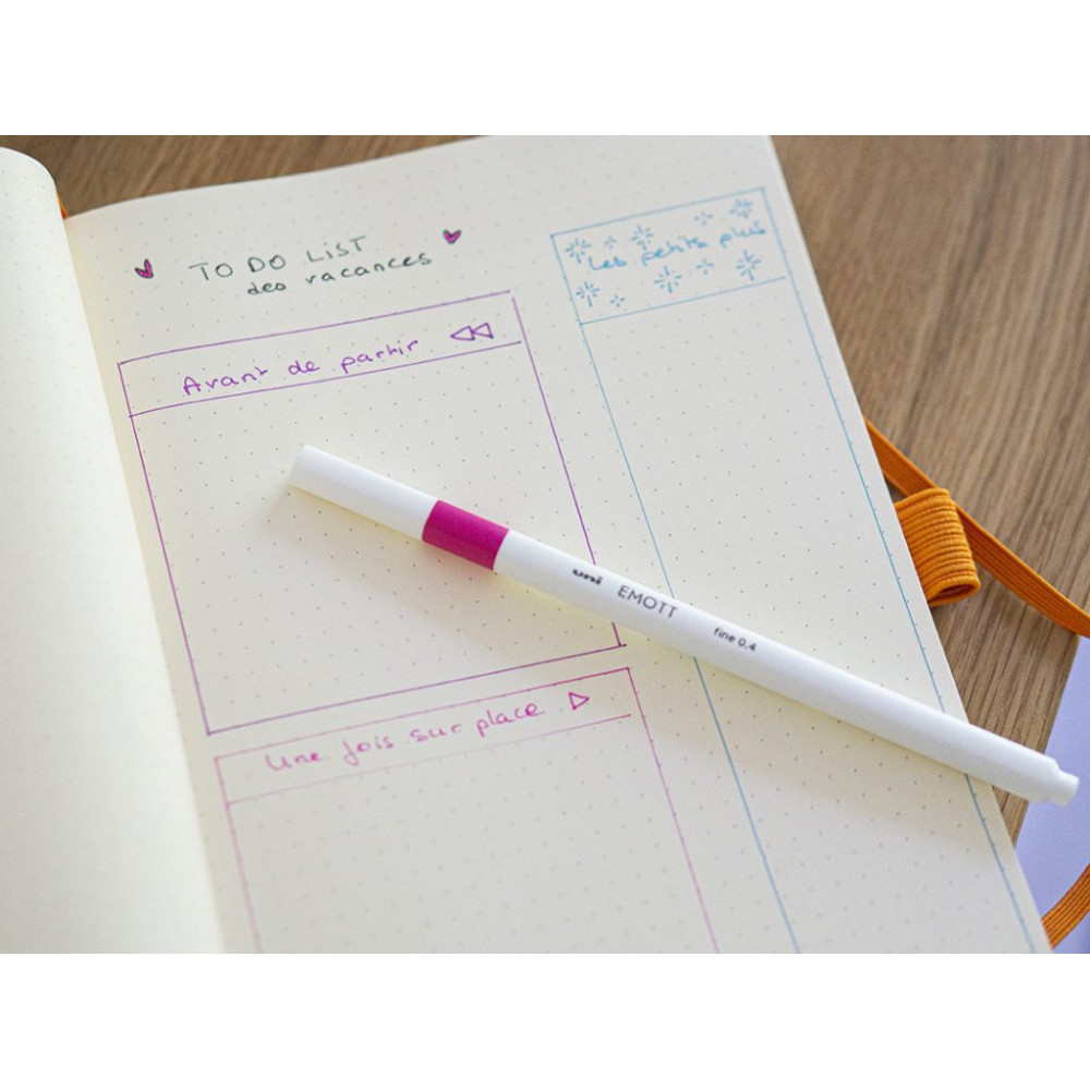 Zestaw cienkopisów Emott, No. 6 - Uni - 0,4 mm, 5 kolorów