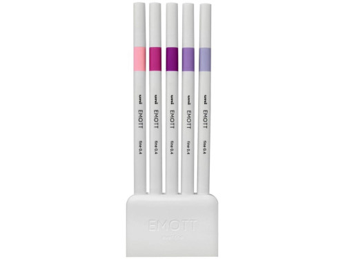 Set of Emott fineliners No. 7 - Uni - 0,4 mm, 5 pcs.