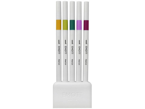Set of Emott fineliners No. 8 - Uni - 0,4 mm, 5 pcs.