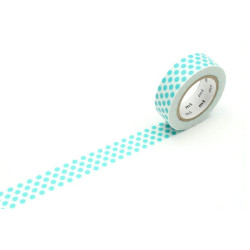 Taśma papierowa washi - MT Masking Tape - Dot Soda, 7 m