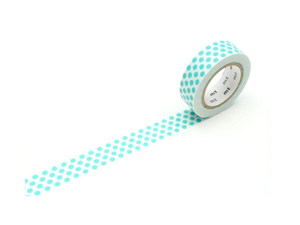 Taśma papierowa washi - MT Masking Tape - Dot Soda, 7 m