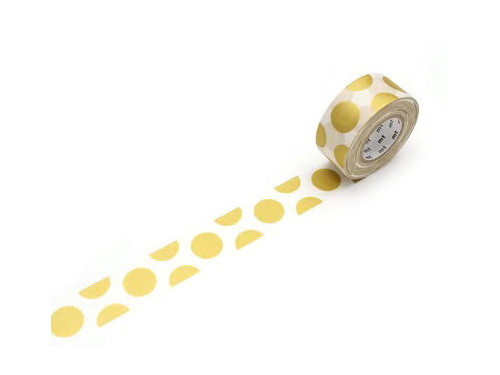 Masking Tape - Dot Gold 7 m