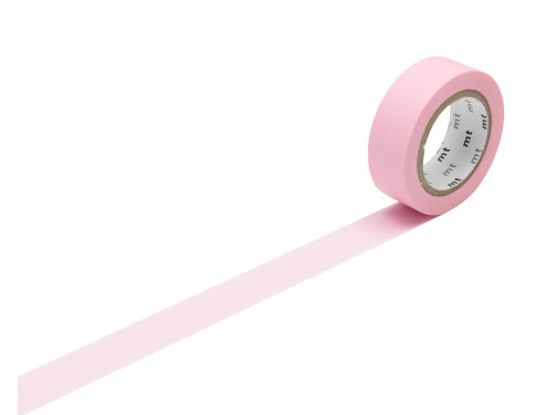 Taśma papierowa washi - MT Masking Tape - Rose Pink, 7 m