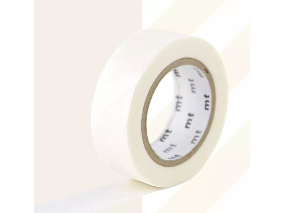 Taśma papierowa washi - MT Masking Tape - Stripe White, 7 m