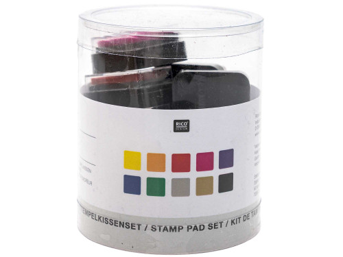 Stamp pad set - Rico Design - 10 pcs.