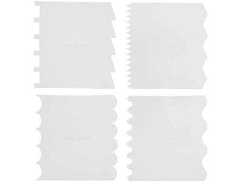 Zestaw szpatułek do malowania - Rico Design - duże, 4 szt.