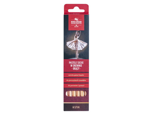 Set of Gioconda dry pastels - Koh-I-Noor - bronzes, 6 pcs.