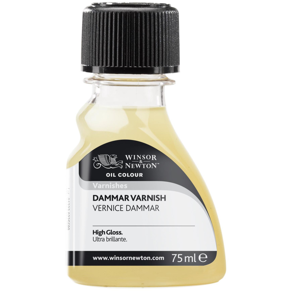 Werniks damarowy Dammar Varnish - Winsor & Newton - błyszczący, 75 ml