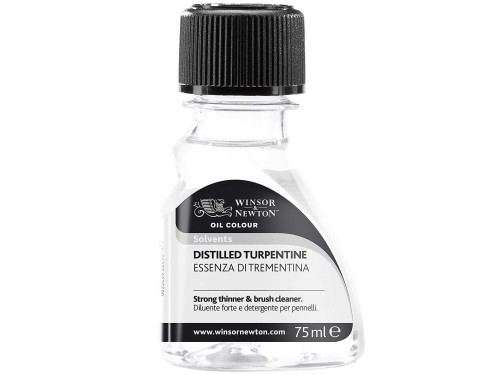 Rozpuszczalnik do farb olejnych Distilled Turpentine - Winsor & Newton - 75 ml