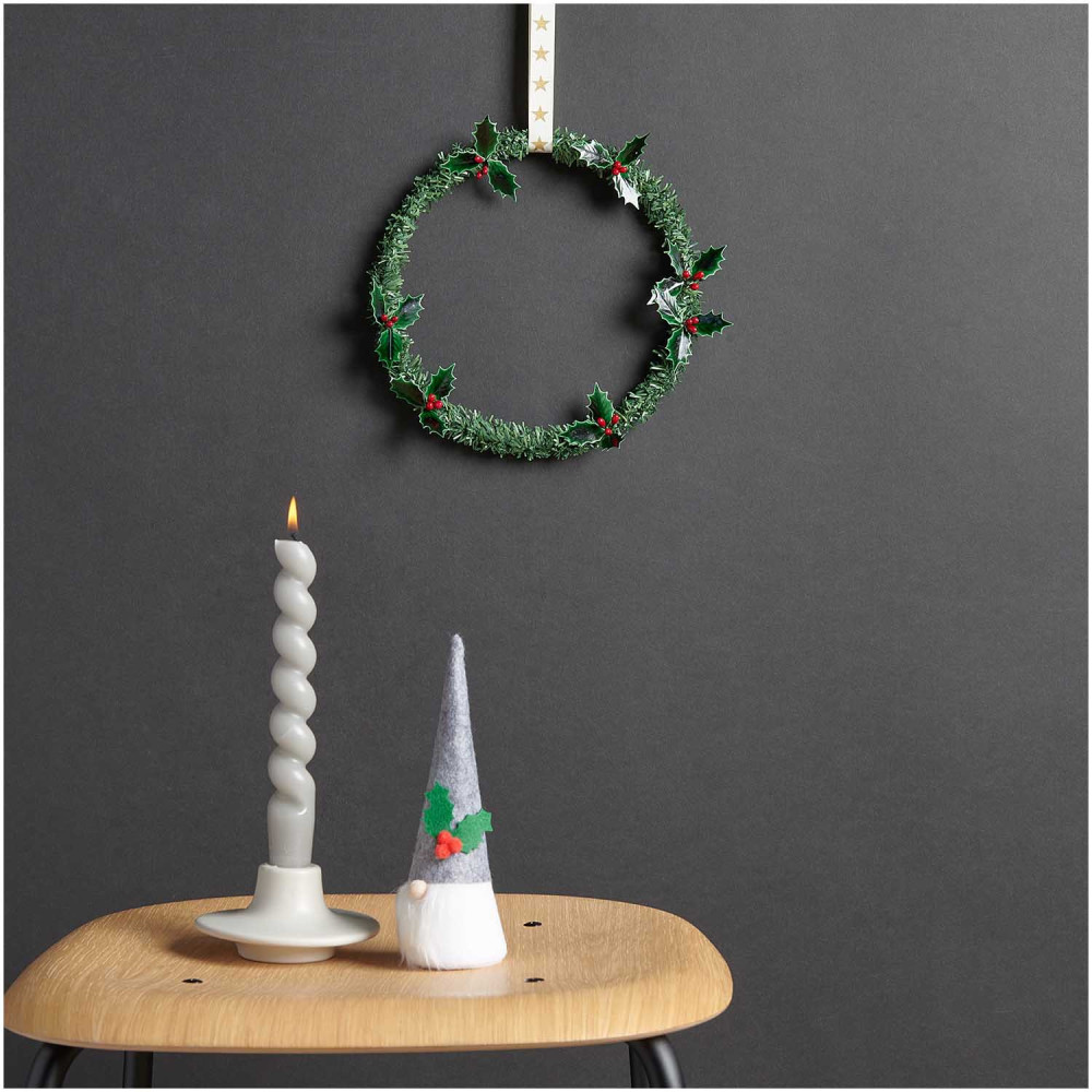 Christmas fir garland - Rico Design - green, 2 cm x 2,5 m