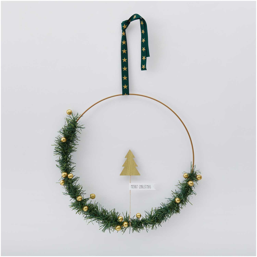 Christmas fir garland - Rico Design - green, 5 cm x 2,5 m