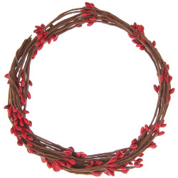 Christmas garland with red...