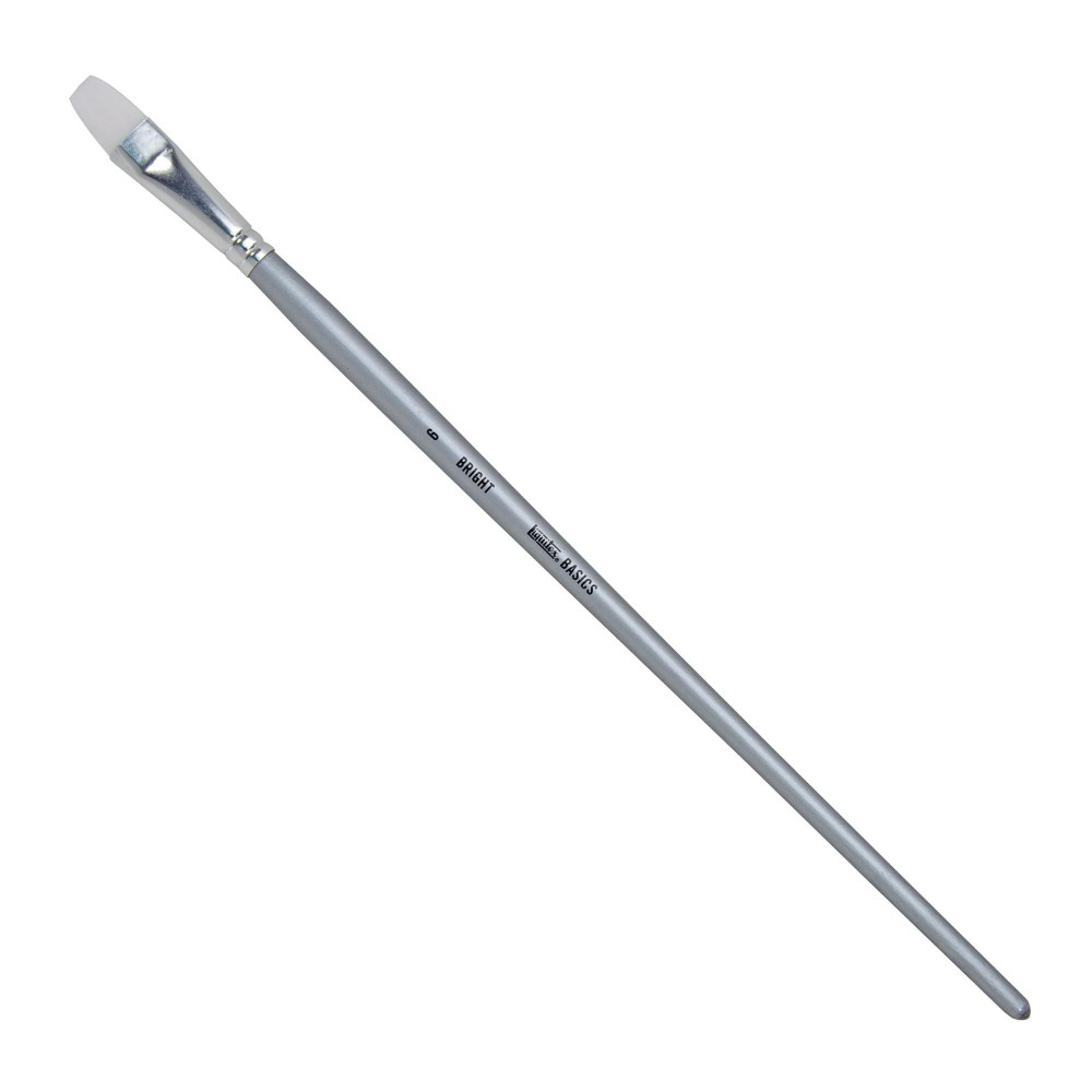 Bright, synthetic Basics brush - Liquitex - long handle, no. 6